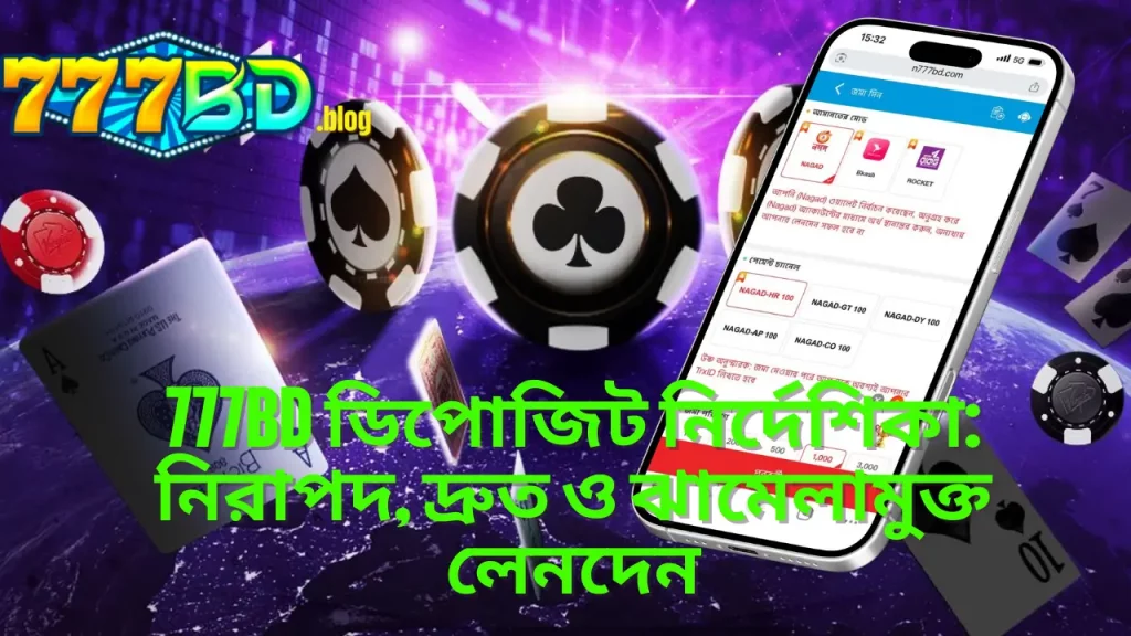 777BD ডিপোজিট নির্দেশিকা: নিরাপদ, দ্রুত ও ঝামেলামুক্ত লেনদেন 11 777BD ডিপোজিট নির্দেশিকা: নিরাপদ, দ্রুত ও ঝামেলামুক্ত লেনদেন